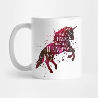 Pink Unicorn Splash Mug